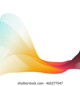 Abstract geometric thin lines background. Unique illustration for t-shirts, banners, flyers and other types of business design. Vector illustration