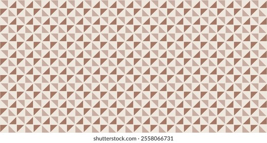 Abstract geometric tile pattern. Creative modern illustration. Seamless  contemporary style pavement texture in vector. Art deco pattern for digital and print backdrop. Chocolate Mousse 003