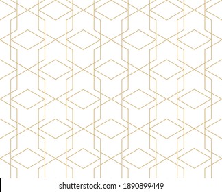 Abstract geometric tile pattern. Seamless backdrop with line ornament in geometric style of 1930s