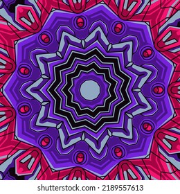 Abstract geometric tiled boho ornamental seamless ethnic pattern