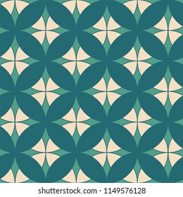Abstract Geometric Tiles Seamless Vector Pattern