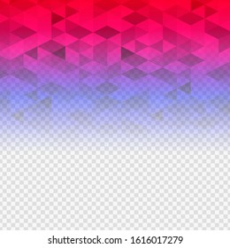 Abstract Geometric Transparent Background Vector Illustration EPS10