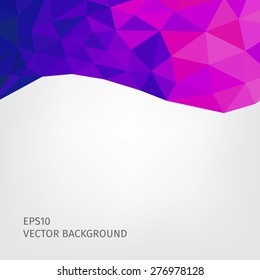 abstract geometric triangle background