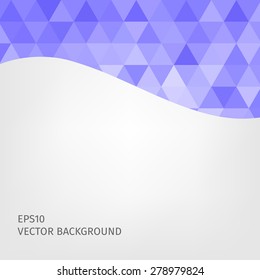 abstract geometric triangle background
