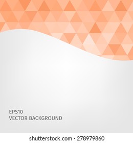 abstract geometric triangle background