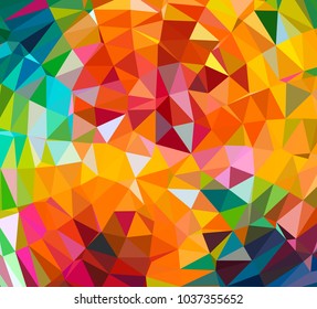 Abstract geometric triangle background, art, artistic, bright, colorful, design