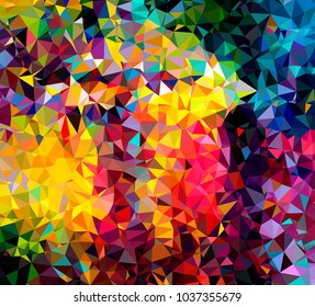 Abstract geometric triangle background, art, artistic, bright, colorful, design