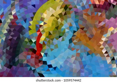 Abstract geometric triangle background, art, artistic, bright, colorful, design