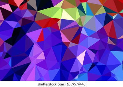 Abstract geometric triangle background, art, artistic, bright, colorful, design