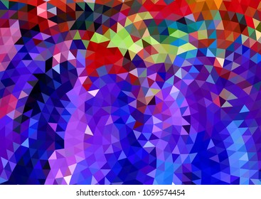 Abstract geometric triangle background, art, artistic, bright, colorful, design