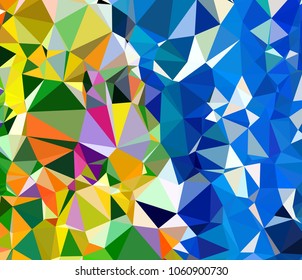Abstract geometric triangle background, art, artistic, bright, colorful, design