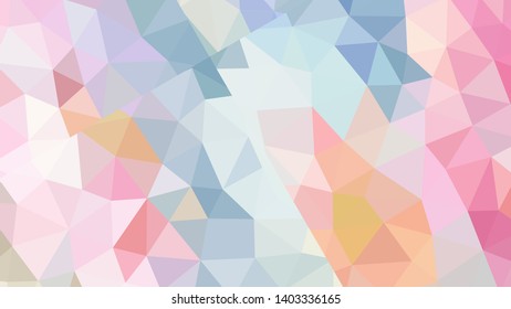Abstract geometric triangle background, art, artistic, bright, colorful, design. Mosaic, color background. Mosaic texture. The effect of stained glass. EPS 10 Vector