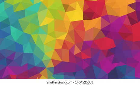 Abstract geometric triangle background, art, artistic, bright, colorful, design. Mosaic, color background. Mosaic texture. The effect of stained glass. EPS 10 Vector