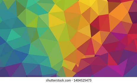 Abstract geometric triangle background, art, artistic, bright, colorful, design. Mosaic, color background. Mosaic texture. The effect of stained glass. EPS 10 Vector