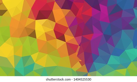 Abstract geometric triangle background, art, artistic, bright, colorful, design. Mosaic, color background. Mosaic texture. The effect of stained glass. EPS 10 Vector