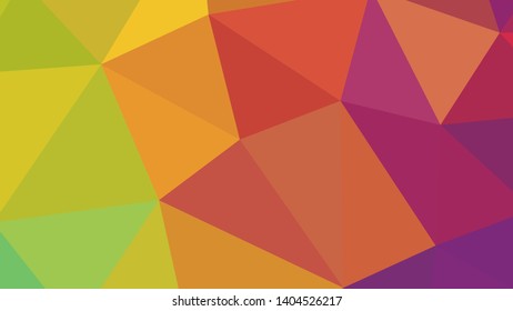 Abstract geometric triangle background, art, artistic, bright, colorful, design. Mosaic, color background. Mosaic texture. The effect of stained glass. EPS 10 Vector