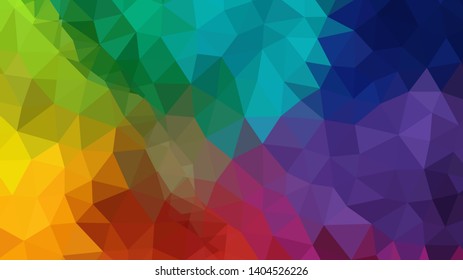 Abstract geometric triangle background, art, artistic, bright, colorful, design. Mosaic, color background. Mosaic texture. The effect of stained glass. EPS 10 Vector