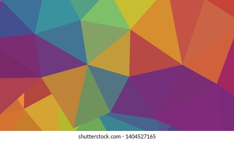 Abstract geometric triangle background, art, artistic, bright, colorful, design. Mosaic, color background. Mosaic texture. The effect of stained glass. EPS 10 Vector