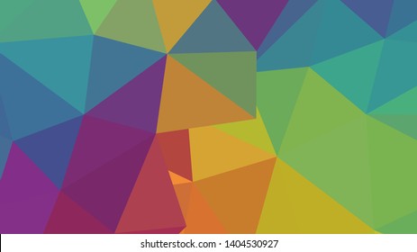 Abstract geometric triangle background, art, artistic, bright, colorful, design. Mosaic, color background. Mosaic texture. The effect of stained glass. EPS 10 Vector