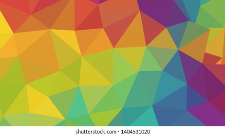 Abstract geometric triangle background, art, artistic, bright, colorful, design. Mosaic, color background. Mosaic texture. The effect of stained glass. EPS 10 Vector