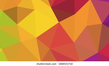 Abstract geometric triangle background, art, artistic, bright, colorful, design. Mosaic, color background. Mosaic texture. The effect of stained glass. EPS 10 Vector