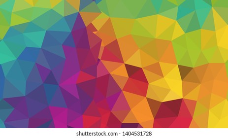Abstract geometric triangle background, art, artistic, bright, colorful, design. Mosaic, color background. Mosaic texture. The effect of stained glass. EPS 10 Vector
