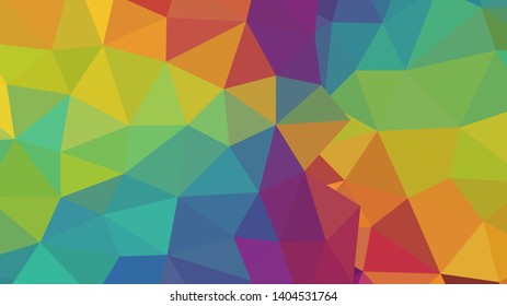 Abstract geometric triangle background, art, artistic, bright, colorful, design. Mosaic, color background. Mosaic texture. The effect of stained glass. EPS 10 Vector