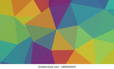 Abstract geometric triangle background, art, artistic, bright, colorful, design. Mosaic, color background. Mosaic texture. The effect of stained glass. EPS 10 Vector
