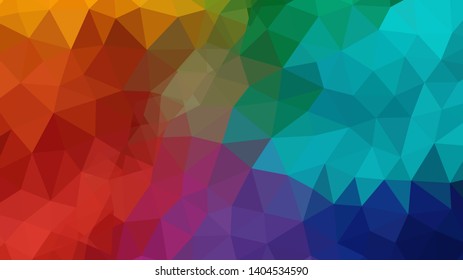 Abstract geometric triangle background, art, artistic, bright, colorful, design. Mosaic, color background. Mosaic texture. The effect of stained glass. EPS 10 Vector