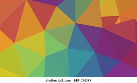 Abstract geometric triangle background, art, artistic, bright, colorful, design. Mosaic, color background. Mosaic texture. The effect of stained glass. EPS 10 Vector