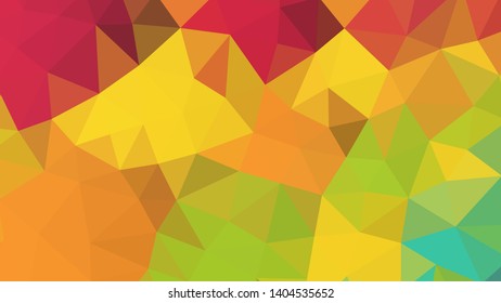 Abstract geometric triangle background, art, artistic, bright, colorful, design. Mosaic, color background. Mosaic texture. The effect of stained glass. EPS 10 Vector