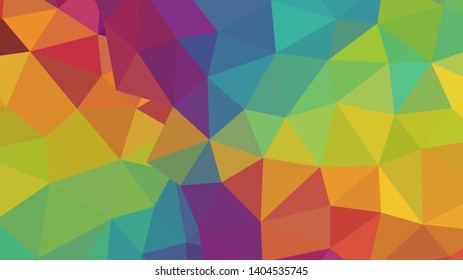 Abstract geometric triangle background, art, artistic, bright, colorful, design. Mosaic, color background. Mosaic texture. The effect of stained glass. EPS 10 Vector