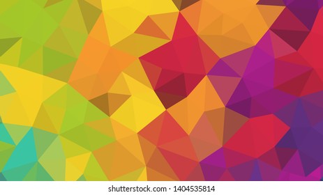 Abstract geometric triangle background, art, artistic, bright, colorful, design. Mosaic, color background. Mosaic texture. The effect of stained glass. EPS 10 Vector