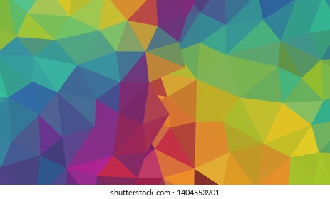 Abstract geometric triangle background, art, artistic, bright, colorful, design. Mosaic, color background. Mosaic texture. The effect of stained glass. EPS 10 Vector