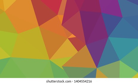 Abstract geometric triangle background, art, artistic, bright, colorful, design. Mosaic, color background. Mosaic texture. The effect of stained glass. EPS 10 Vector