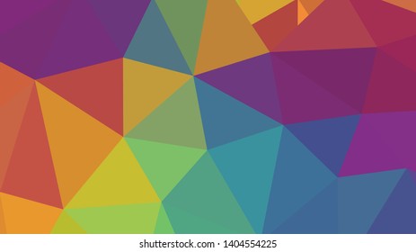 Abstract geometric triangle background, art, artistic, bright, colorful, design. Mosaic, color background. Mosaic texture. The effect of stained glass. EPS 10 Vector