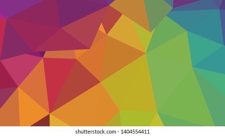 Abstract geometric triangle background, art, artistic, bright, colorful, design. Mosaic, color background. Mosaic texture. The effect of stained glass. EPS 10 Vector