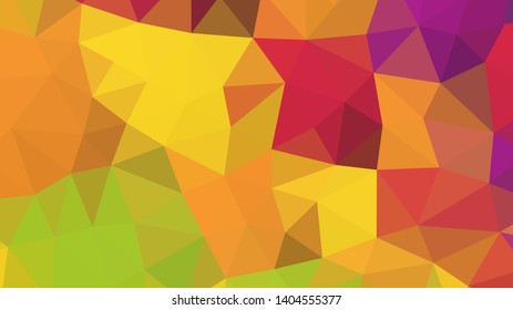 Abstract geometric triangle background, art, artistic, bright, colorful, design. Mosaic, color background. Mosaic texture. The effect of stained glass. EPS 10 Vector