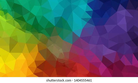 Abstract geometric triangle background, art, artistic, bright, colorful, design. Mosaic, color background. Mosaic texture. The effect of stained glass. EPS 10 Vector