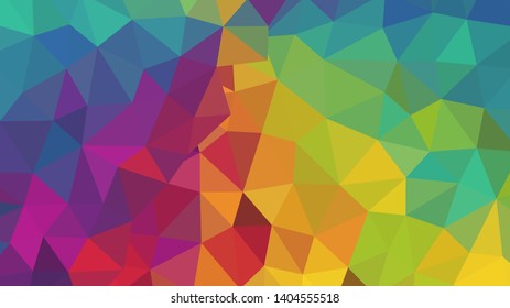 Abstract geometric triangle background, art, artistic, bright, colorful, design. Mosaic, color background. Mosaic texture. The effect of stained glass. EPS 10 Vector