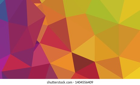 Abstract geometric triangle background, art, artistic, bright, colorful, design. Mosaic, color background. Mosaic texture. The effect of stained glass. EPS 10 Vector
