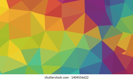 Abstract geometric triangle background, art, artistic, bright, colorful, design. Mosaic, color background. Mosaic texture. The effect of stained glass. EPS 10 Vector