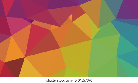 Abstract geometric triangle background, art, artistic, bright, colorful, design. Mosaic, color background. Mosaic texture. The effect of stained glass. EPS 10 Vector
