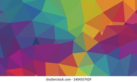 Abstract geometric triangle background, art, artistic, bright, colorful, design. Mosaic, color background. Mosaic texture. The effect of stained glass. EPS 10 Vector