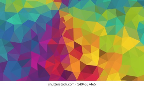 Abstract geometric triangle background, art, artistic, bright, colorful, design. Mosaic, color background. Mosaic texture. The effect of stained glass. EPS 10 Vector