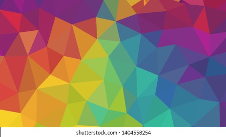 Abstract geometric triangle background, art, artistic, bright, colorful, design. Mosaic, color background. Mosaic texture. The effect of stained glass. EPS 10 Vector