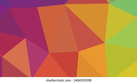 Abstract geometric triangle background, art, artistic, bright, colorful, design. Mosaic, color background. Mosaic texture. The effect of stained glass. EPS 10 Vector
