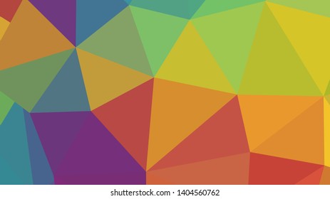 Abstract geometric triangle background, art, artistic, bright, colorful, design. Mosaic, color background. Mosaic texture. The effect of stained glass. EPS 10 Vector