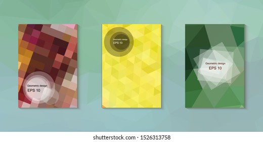 Abstract geometric triangle background, art, artistic, bright, colorful, design. Mosaic, color background. Mosaic texture. The effect of stained glass. EPS 10 Vector
