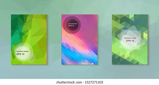 Abstract geometric triangle background, art, artistic, bright, colorful, design. Mosaic, color background. Mosaic texture. The effect of stained glass. EPS 10 Vector